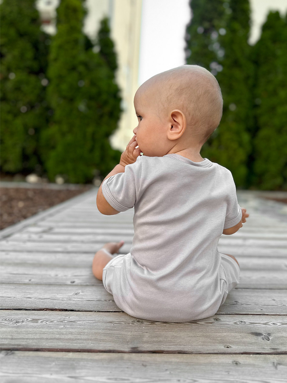 Песочник Mjölk Sleep and Play Песочный серый, уценка