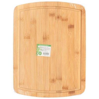 Доска разделочная бамбук, 33х25х1.5 см, прямоуг, H-1764