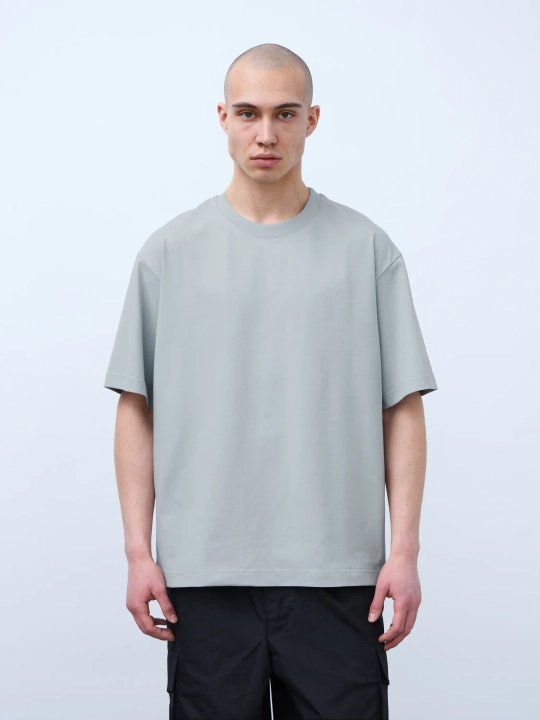 Футболка оверсайз (серый) 230 г