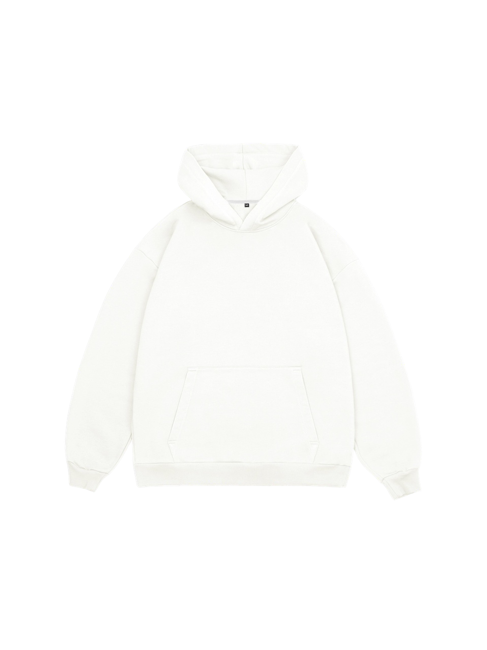 Худи оверсайз без начеса (молочный)