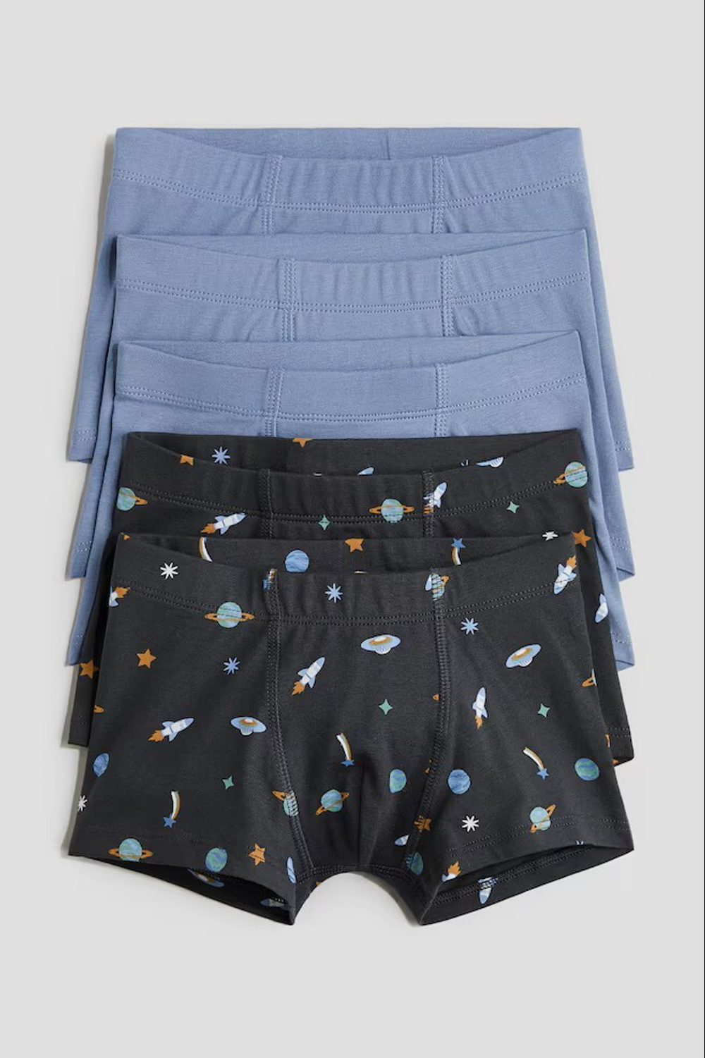H&M Набор из пяти трусов-боксеров, синий