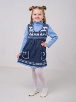 Сарафан вязаный для девочки