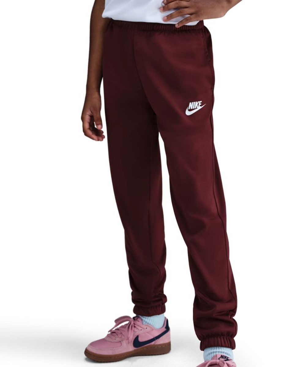 Boys' Спортивный костюм Nike Kids Dri-Fit Poly Knit Full Zip - dark team red/dark team red/white