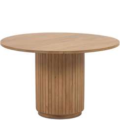 Стол Licia Ø120 см из дерева манго