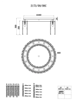 Потолочная люстра Stilfort SPLENDY 2173/09/08C