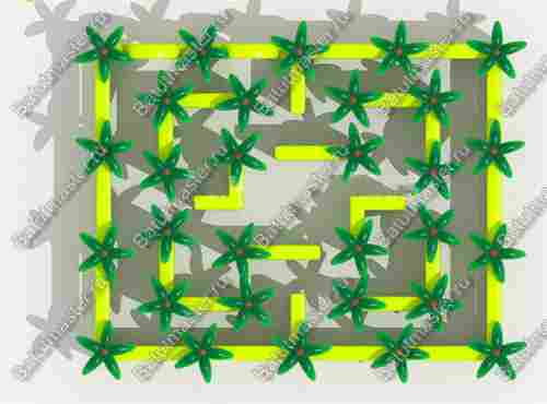 Надувной лабиринт "Пальмы", 10*8*3 м