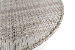 "Эспрессо" плетеный круглый стол, диаметр 150 см, цвет бежевый