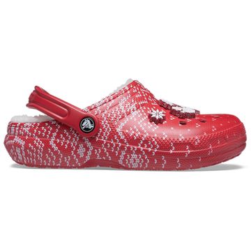 Crocs Classic Lined Clog 'Holiday Charm Red'