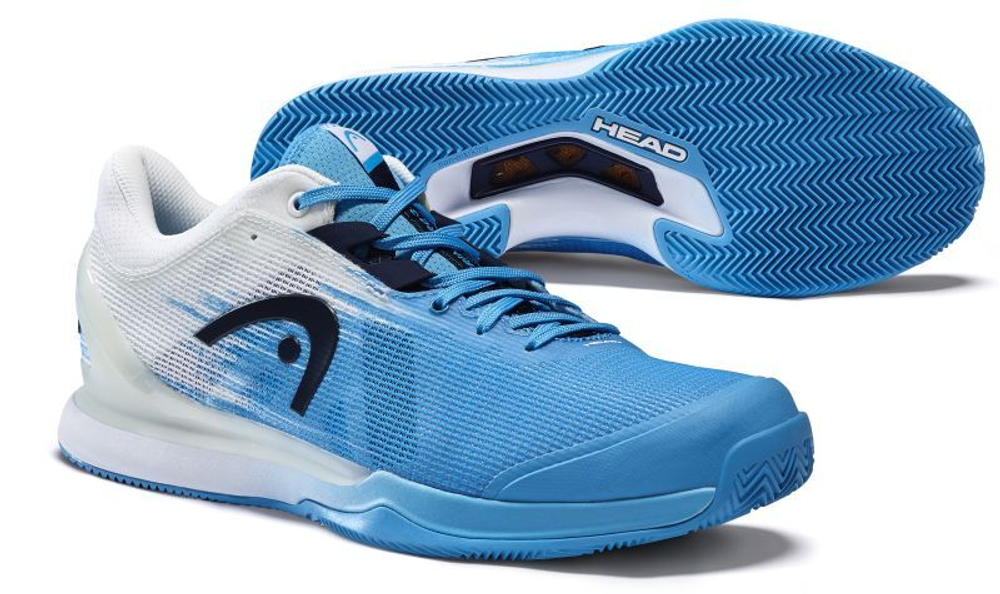 Мужские кроссовки теннисные Head Sprint Pro 3.0 Clay Men - ocean/white