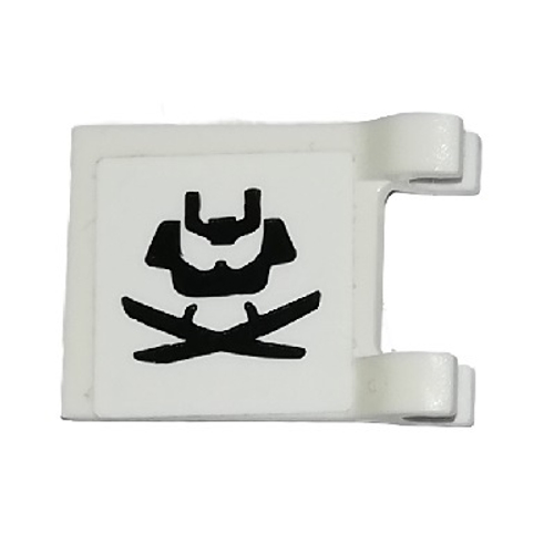 Флаг с рисунком двух катан с обеих сторон 2335pb198