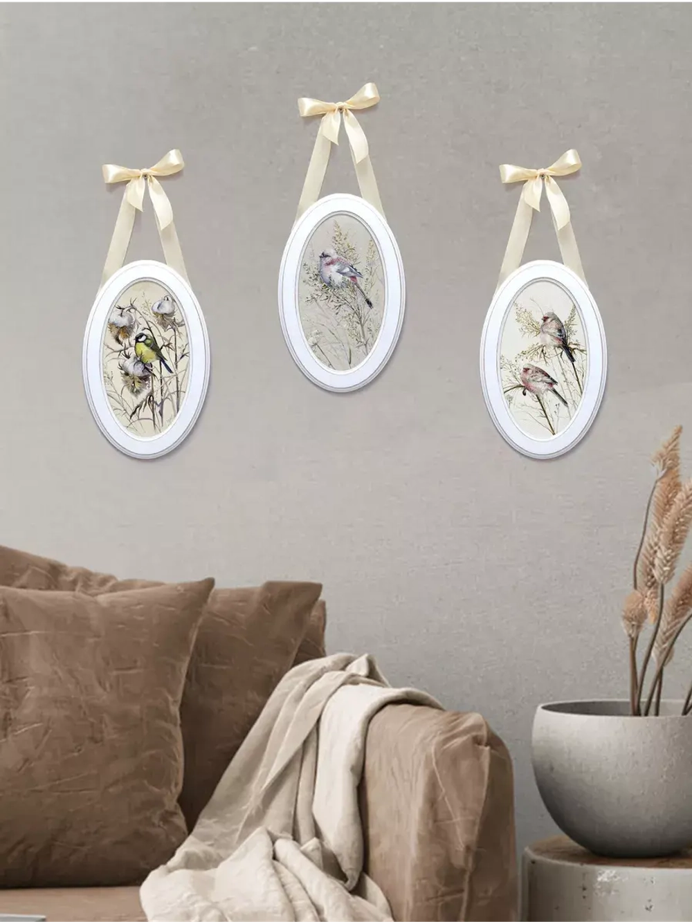 Панно на стену для интерьера 3 шт 28,5*18,5 см