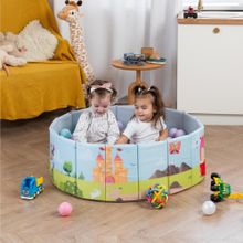 Игрушка Детский сухой бассейн TM Romana Мир приключений Принцессы складной