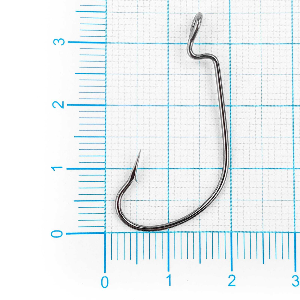 Крючок офсетный Fish Season Worm с большим ухом 3312 BN