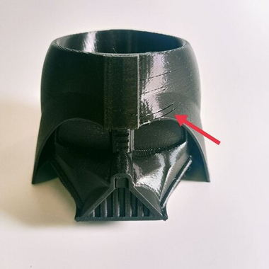 Уценка! Подставка для карандашей Дарт Вейдер, 3D дефекты