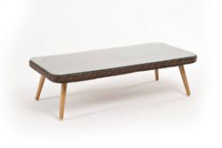 "Прованс" столик журнальный из ротанга, цвет коричневый