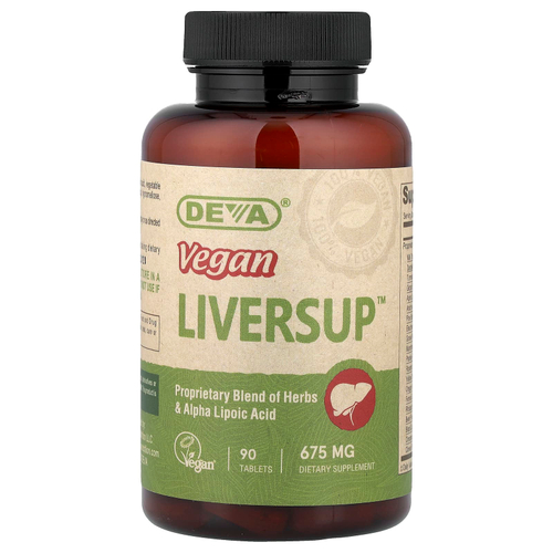 Deva, Vegan Liversup™, 675 мг, 90 таблеток
