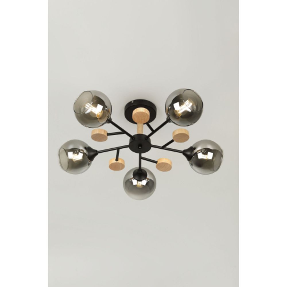 Люстра Rivoli Elouisa 9181-305 5 х Е27 60 Вт модерн | Rivoli