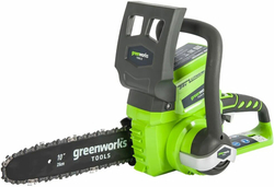 Цепная пила аккумуляторная GREENWORKS G24CS25 24В,25см,3/8-1,1-40 (без АКБ и ЗУ) (2007707)