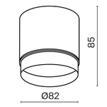 Потолочный светильник Technical C088CL-GX53-MG