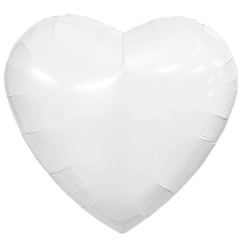 Р 36"/91 см, Сердце, Белый
