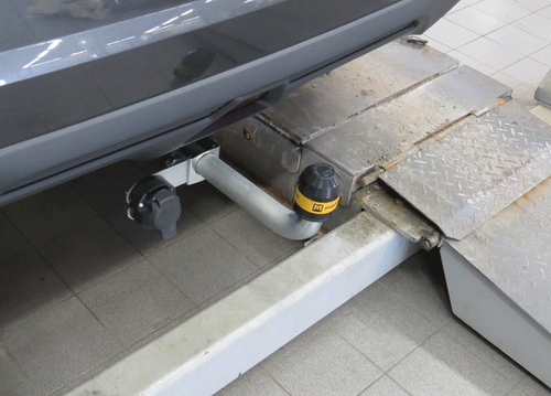 Фаркоп с эл-кой Smart для Changan CS55 Plus 2021-н.в (оцинк. Шар)(паспорт и сертификат в комплекте) 97203-A.Motodor