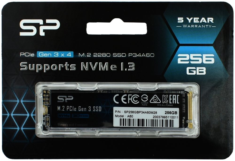 Silicon Power A60 SP256GBP34A60M28 256Gb