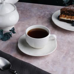 Кофейная пара 100 мл белая d 7,2 см h5,5 см Aristocrat Stackable Noble [6]