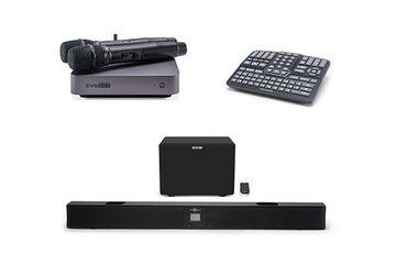 Комплект караоке Evolution Evobox Classic [Graphite] + саундбар EvoSound Bar