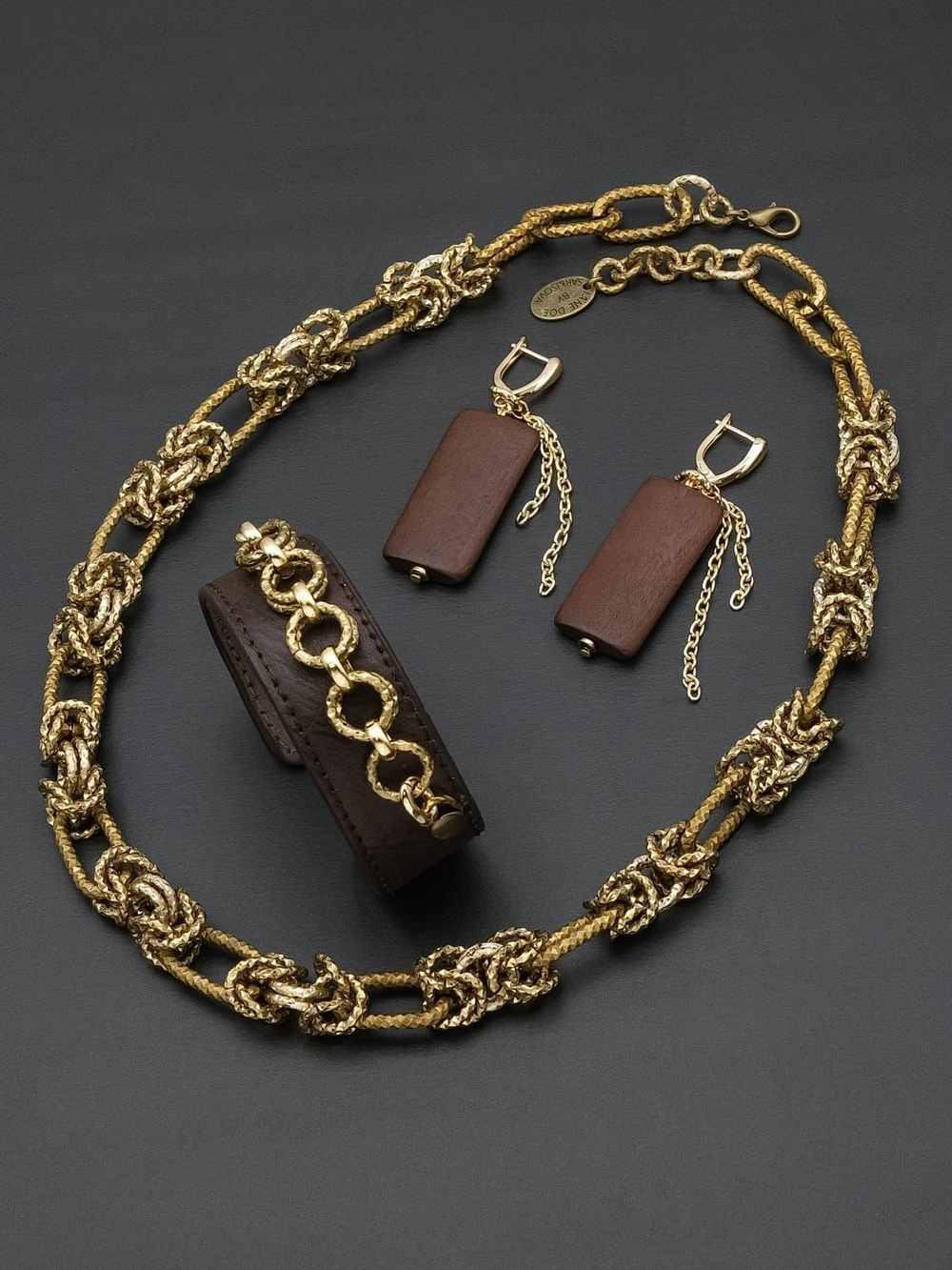 HMG 1351 2 cm Браслет brown арт.1830
