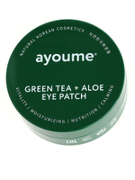 Патчи от отечности с экстрактом зеленого чая и алоэ Ayoume Green Tea+Aloe Eye Patch, 60 шт