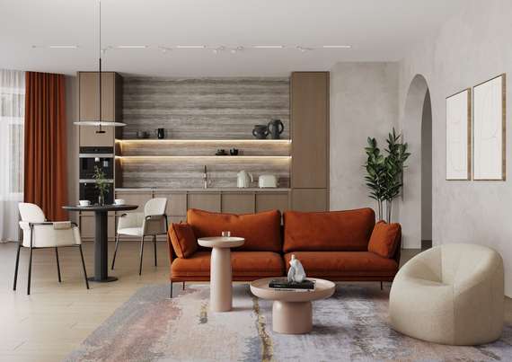 Стол Blom Ø80 см, черный