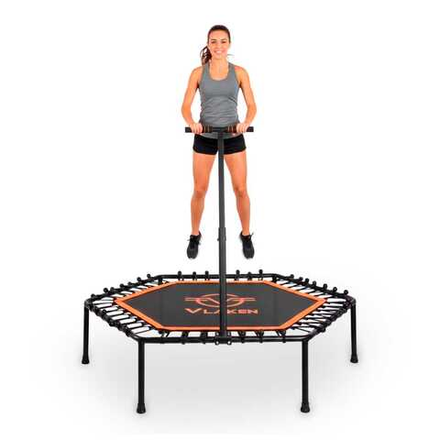 Каркасные батуты с ручкой