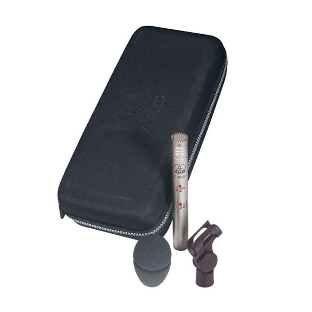 AKG C451B микрофон класса 'Premium' инструментальный конденс. кардиоидный 20-20000Гц, 9мВ/Па