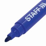 Маркер перманентный 2.5мм, Staff эконом, синий