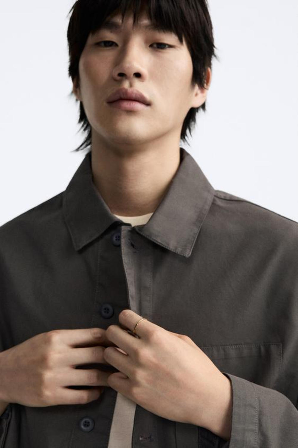 ZARA КОЛЬЦО В МИНИМАЛИСТИЧНОМ СТИЛЕ, ЗОЛОТОЙ