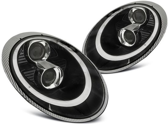 Передние фары XENON TUBE LIGHT BLACK для Porsche 911 (997)