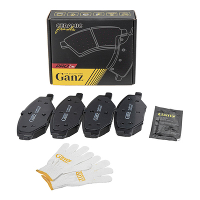Колодки GANZ передние PRO-Line Ceramic VW Polo Sedan 2010 / SKODA Rapid 2014 Арт.:GIJ09117C