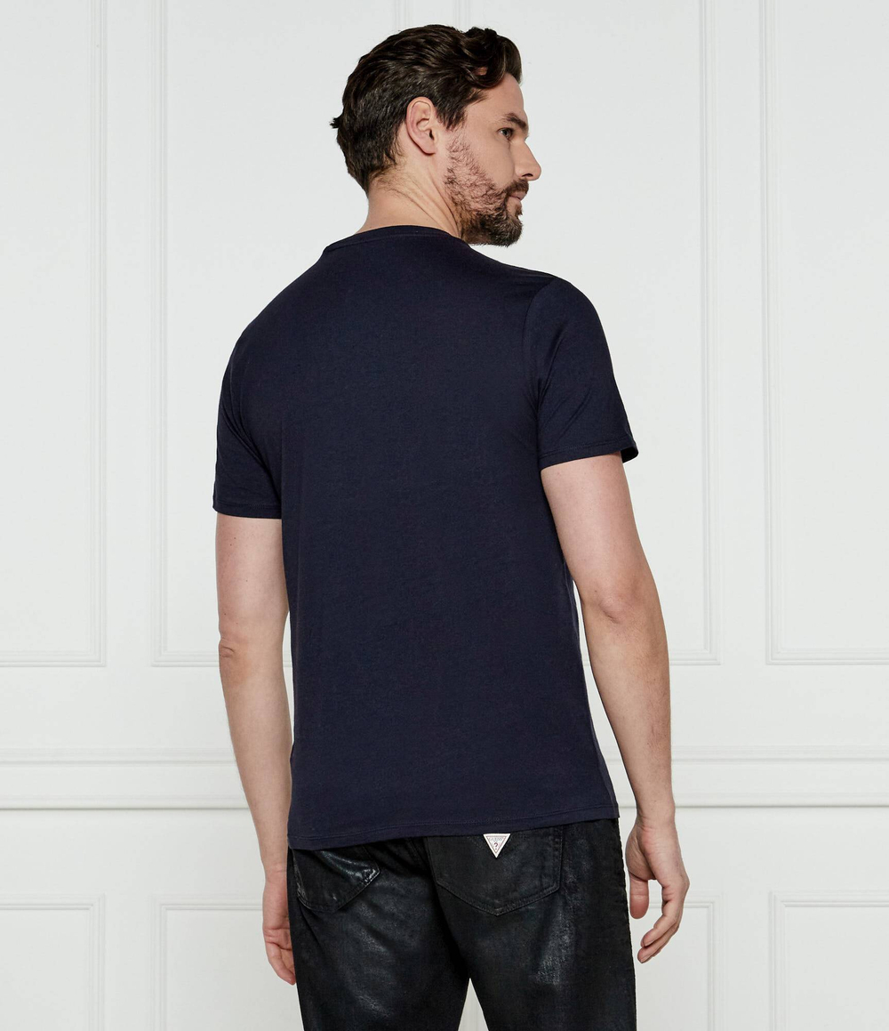 Футболка CHAIN TRI LOG GUESS - темно-синий(M5RI49 K9RM1)