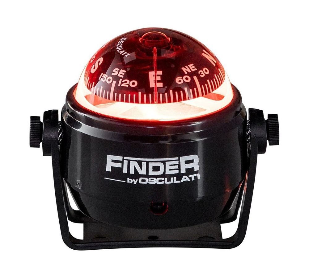 Компас FINDER размер 2" (50 мм), черный (упаковка из 4 шт.)