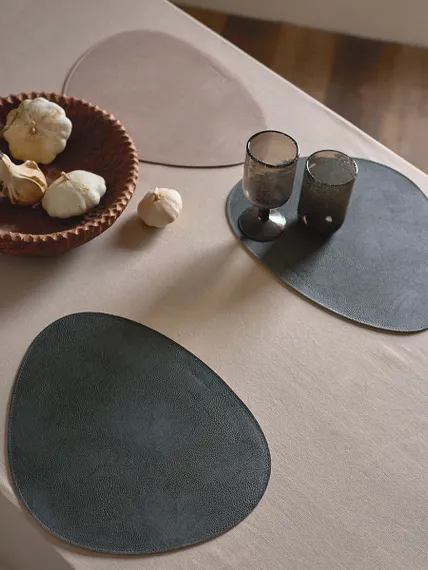 Салфетка сервировочная drop, 33х41 см, зеленая/бежевая