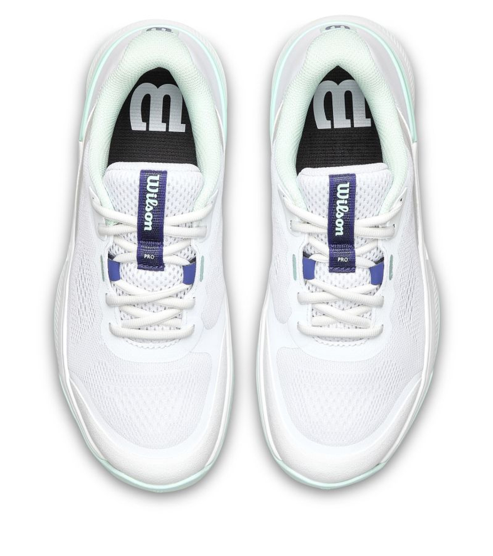 Женские теннисные кроссовки Wilson Intrigue Pro - white/bay/skipper blue