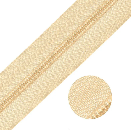 Молния рулонная спираль тип 3, цвет бежевый