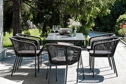 "Милан" обеденная группа на 6 персон, цвет темный