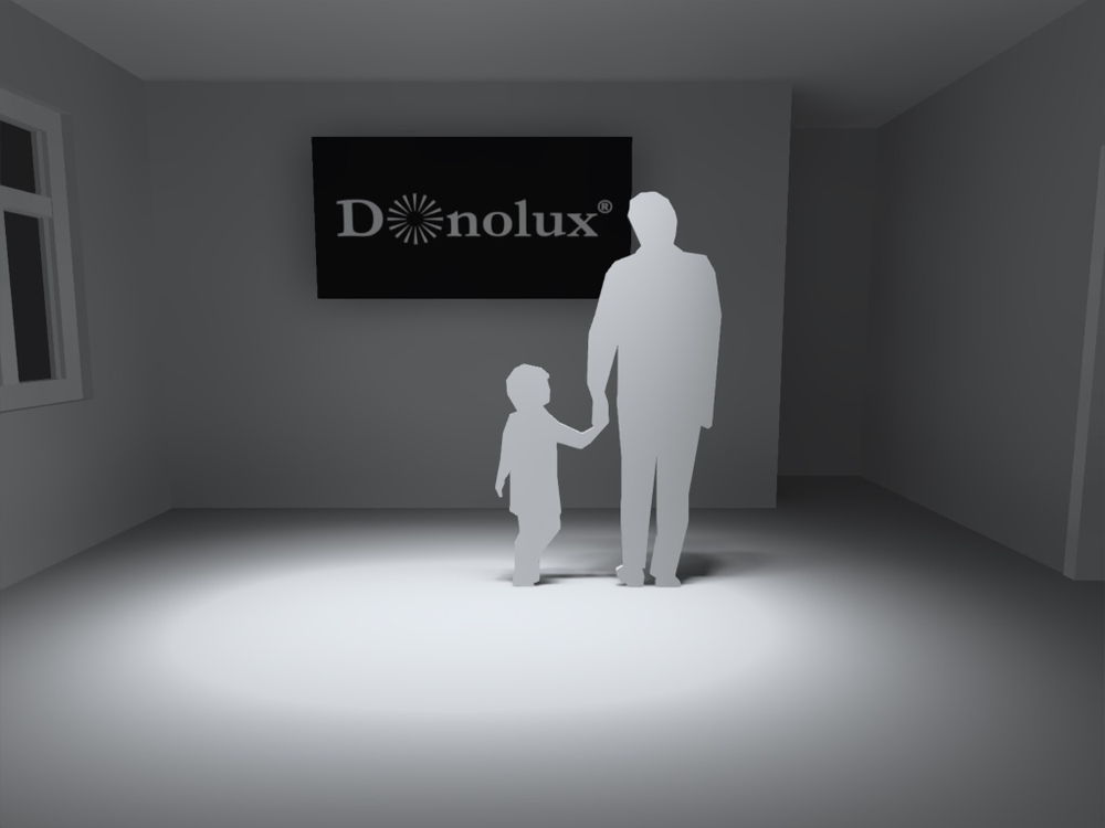 Накладной светодиодный светильник 2м 48Вт 34°