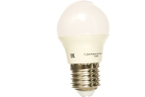 Лампа светодиодная ОНЛАЙТ 71627 8W G45 Е27 4000K 176-264В 600Лм шар