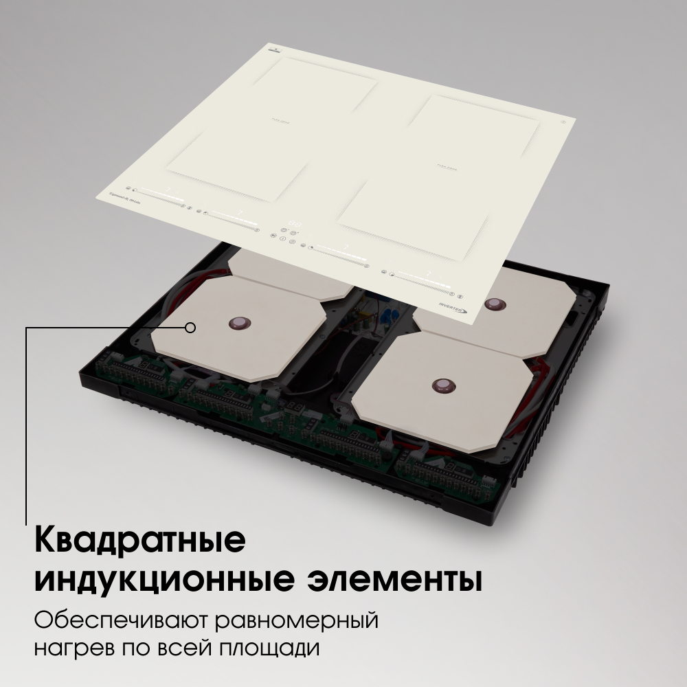 Стеклокерамическая варочная панель Zigmund & Shtain CI 69.6 I