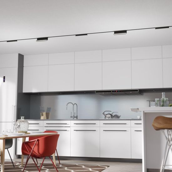 359076 SHINO NT23 179 черный Трековый светильник для низковольтного шинопровода IP20 LED 12W 48V 4000K 1140Лм SMAL