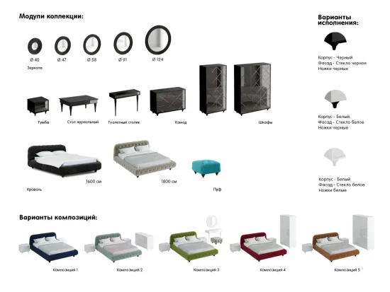 Шкаф Cloud трехдверный 335568