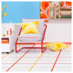 Кресло- ÖNNESTAD ИКЕА, красный/бежевый