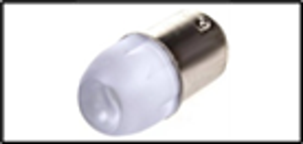 Светодиод 12V T25   3SMD 5730 WHITE MT 1но конт Матовая без ободка 1w (кт) GQ-2154-12v